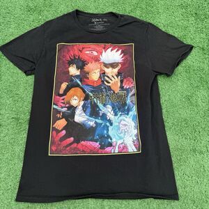 Jujutsu Kaisen Anime T Shirt Crunchyroll Black Graphic Tee Size Small Manga
